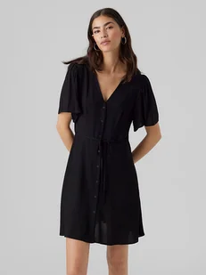 Vero Moda Sukienka w kolorze czarnym - Sukienki - miniaturka - grafika 1