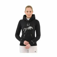 Kurtki jeździeckie - Spooks Bluza LOGO SEQUIN HOODY - navy - miniaturka - grafika 1