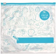 Folia, papier śniadaniowy, serwetki - EH Excellent Houseware Worki woreczki torebki strunowe do przechowywania żywności 10 x 3L 124024 - miniaturka - grafika 1