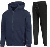 Dresy męskie - 4F OCIEPLANY DZIEWCZÄCY DRES KOMPLET BLUZA SPODNIE / rozm 146 - miniaturka - grafika 1