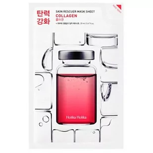 Holika Skin Rescuer Mask Sheet maska w płacie Collagen 1 szt - Maseczki do twarzy - miniaturka - grafika 1