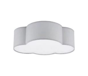 TK Lighting Plafon Cloud Mini Gray 2 x żarówka gratis 3144 - Lampy sufitowe - miniaturka - grafika 2