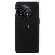 Etui i futerały do telefonów - Etui ONEPLUS Sandstone Bumper Case do 11 5G Czarny - miniaturka - grafika 1