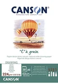 Podobrazia, bloki, papiery - Canson BLOK RYSUNKOWY CaGRAIN A5 224G 30ARK LEKKOZIARNISTY 400060620 - miniaturka - grafika 1