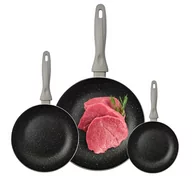 Zestawy garnków i patelni - Zestaw Komplet Patelni 18/22/26 Cm Non-Stick 3El - miniaturka - grafika 1