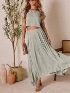 Spódnice - Milan Kiss Spódnica w kolorze miętowym - miniaturka - grafika 1