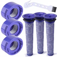 Filtry do odkurzaczy - 6x FILTR ZMYWALNY ZESTAW FILTRÓW HEPA DO ODKURZACZA ODKURZACZY DYSON V7 V8 - miniaturka - grafika 1