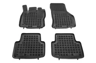 Dywaniki samochodowe - REZAW PLAST Dywaniki gumowe czarne PLAST 200119, 4 szt, VW Passat B8 od 2014 PLAST 200119 - miniaturka - grafika 1