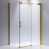 Kabiny prysznicowe - Hydrosan Złota kabina prysznicowa prostokątna 100x80 szkło 8mm KZ203AG - miniaturka - grafika 1