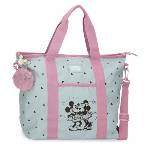 Joumma Disney Kisses M&M Torba na notebooka Niebieski 45,5x32x16,5 cms Poliester, niebieski, Torba na laptopa