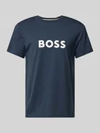 Koszulki męskie - T-shirt z nadrukiem z logo - miniaturka - grafika 1