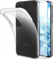 Etui i futerały do telefonów - Hello Case Etui Do Samsung Galaxy A53 5G Przezroczyste, Silikonowe, Ochronne Szkło - miniaturka - grafika 1