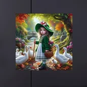 Rękodzieło - TEMU 5D Zestaw do malowania diamentami 40cm x 40cm - Zestaw do malowania diamentami dla początkujących, dorosłych - Pełny płótno wiertła, Gem Art do - miniaturka - grafika 1