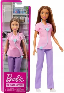 Barbie You Can Be Anything Lekarz Pediatra Doktor - Lalki dla dziewczynek - miniaturka - grafika 1