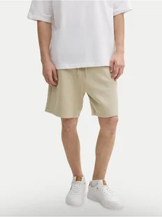 Tom Tailor Denim Szorty sportowe 1045584 Beżowy Regular Fit - Spodenki męskie - miniaturka - grafika 1