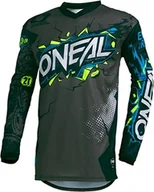 Odzież motocyklowa - O'NEAL Oneal Element Villain koszulka motocrossowa do gier mieszana koszulka, Szary, S - miniaturka - grafika 1