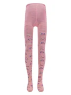 Rajstopy dziecięce - ewers Rajstopy "Rainbow" w kolorze jasnoróżowym ze wzorem - miniaturka - grafika 1