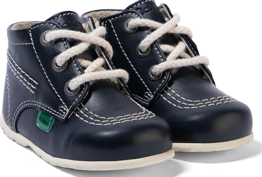 Kickers Buty Niemowlęce Granatowe Skórzane 18 Jje