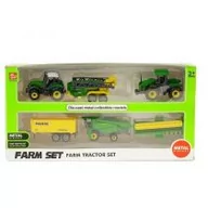 Samochody i pojazdy dla dzieci - Zestaw traktorów metalowych 1:64 Adar - miniaturka - grafika 1