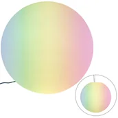 Lampy ogrodowe - QAZQA Inteligentna lampa zewnętrzna biała 77 cm IP65 z diodą LED - Nura - miniaturka - grafika 1