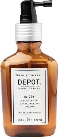 Wella Professionals Invigorating Kit C Set Depot: 100 Hair Cleansing No. 105, Multivitamin Complex, Hair Shampoo, Anti-Hair Loss, 250 ml + 200 Hair Treatments No. 206, Hair Lotion Treatment, Invigorating, 100 ml For Men