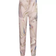 Spodnie sportowe damskie - CALVIN KLEIN JEANS Spodnie dresowe | Regular Fit - miniaturka - grafika 1