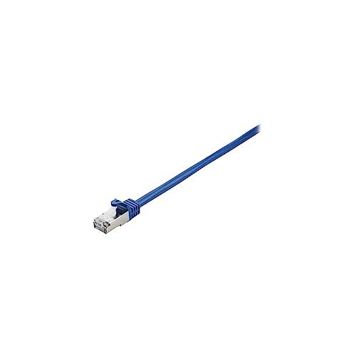 V7 Kabel Ethernet Cat7, ekranowany folią (SFTP) RJ45 (m)/RJ45 (m), kabel sieciowy, kabel LAN 5 m - niebieski