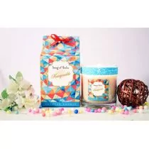 Song Of India Świeca zapachowa w szklanym słoju honeysuckle 200g - Świece - miniaturka - grafika 1