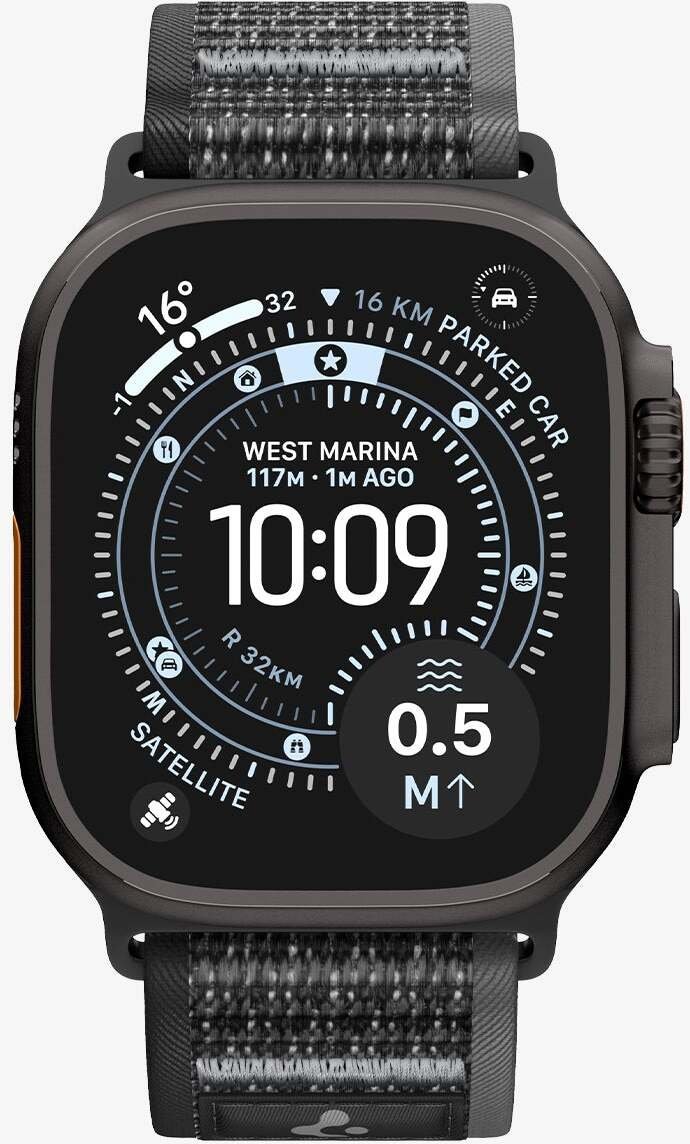 Spigen Athlex Air 2 Band Czarny Pomarańczowy Tkanina