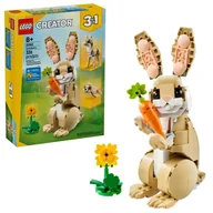 Klocki - Lego Creator Zestaw Uroczy Króliczek Lama Foka Klocki 3w1 326 el. 8+ - miniaturka - grafika 1