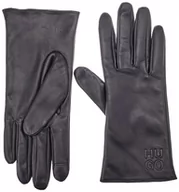 Rękawiczki - BOSS Damskie rękawiczki Beggy, czarne 1, 8 (DE), czarny (Black1), 8 - miniaturka - grafika 1