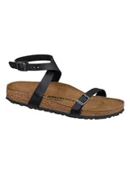 Sandały damskie - Birkenstock Sandały "Daloa" w kolorze czarnym - miniaturka - grafika 1