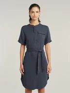 Sukienki - G-Star Sukienka w kolorze granatowym - miniaturka - grafika 1