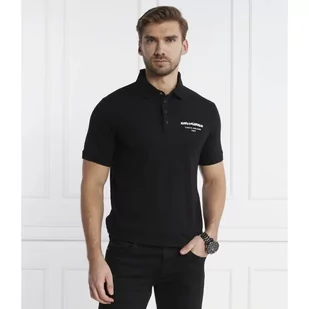 Karl Lagerfeld Polo | Regular Fit - Koszule męskie - miniaturka - grafika 1