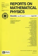 Czasopisma - Wydawnictwo Naukowe PWN Reports on Mathematical Physics 76 2015 kraj - miniaturka - grafika 1