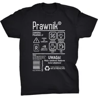 Koszulki męskie - Prawnik Etykieta Koszulka Prezent Dla Prawnika - miniaturka - grafika 1