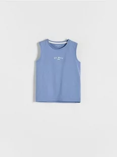 Reserved - T-shirt bez rękawów - niebieski - Bluzki dla niemowląt - miniaturka - grafika 1