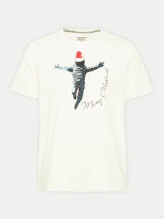 Blend T-Shirt 20717591 Écru Regular Fit - Koszulki męskie - miniaturka - grafika 1