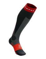 Skarpetki sportowe męskie - COMPRESSPORT skarpety kompresyjne narciarskie SKI TOURING FULL SOCKS black/red - miniaturka - grafika 1