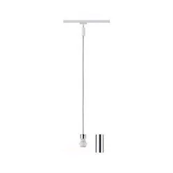 Paulmann System szynowy URail 2Easy baza do zwisu max.20W E27 biały 95437 - Lampy pozostałe - miniaturka - grafika 1