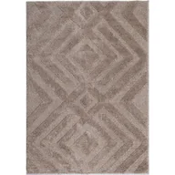Dywany - Dywan Pisa 120 x 170 cm romby beżowy - miniaturka - grafika 1