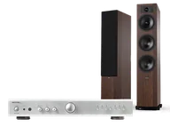 Zestawy stereo - Rotel A11 MkII (srebrny) + Tesi 6 (mokka) - miniaturka - grafika 1