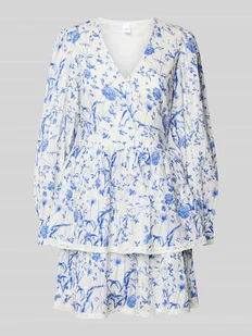 Sukienka koktajlowa z dekoltem w serek model ‘ELIN’ - Sukienki - miniaturka - grafika 1