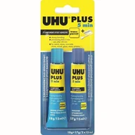 Akcesoria i części modelarskie - UHU Klej Plus 5 Min Epoxy 2X15ml 40381 - miniaturka - grafika 1