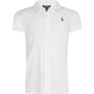 Bluzki dla dziewczynek - POLO RALPH LAUREN Koszula SOLID OXFORD | Regular Fit - grafika 1