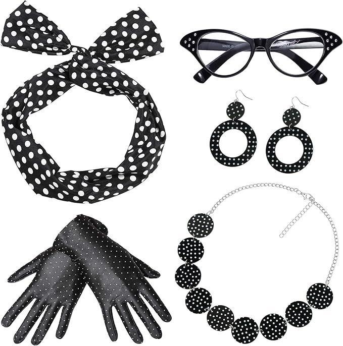 Strój przebranie dla kobiet Damskie Akcesoria w stylu lat 50 Retro Dama Bal