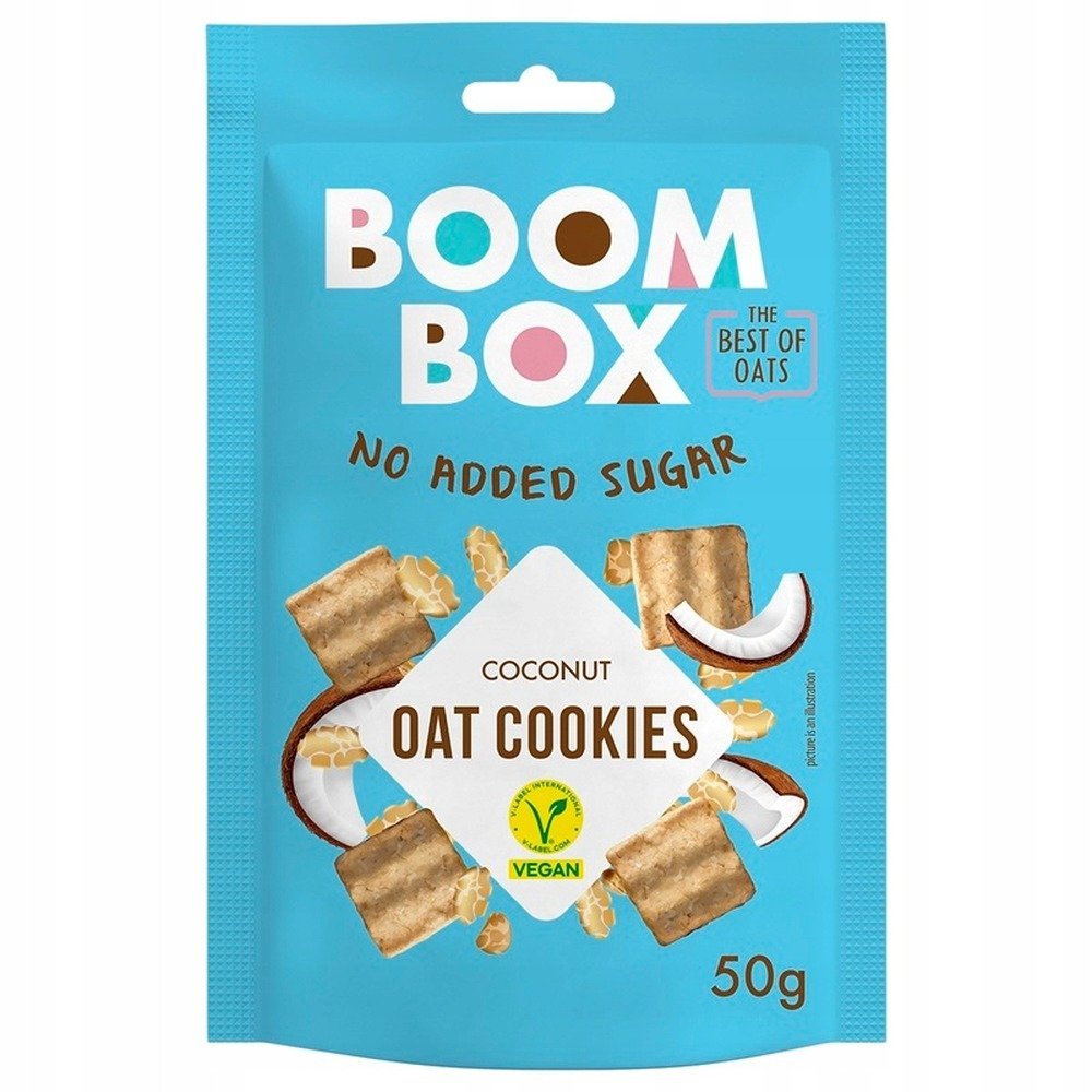Ciastka owsiane z kokosem Boom Box 50 g