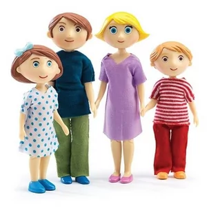 Djeco rodzina Gasparda i Romy - Figurki dla dzieci - miniaturka - grafika 1