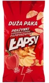 Chipsy - ŁAPSY Prażynki ziemniaczane PAPRYKOWE 110g DUŻA PAKA - miniaturka - grafika 1