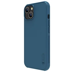 Nillkin Super Frosted Shield Pro Magnetic Case etui iPhone 14 Plus z MagSafe magnetyczne niebieski - Etui i futerały do telefonów - miniaturka - grafika 2